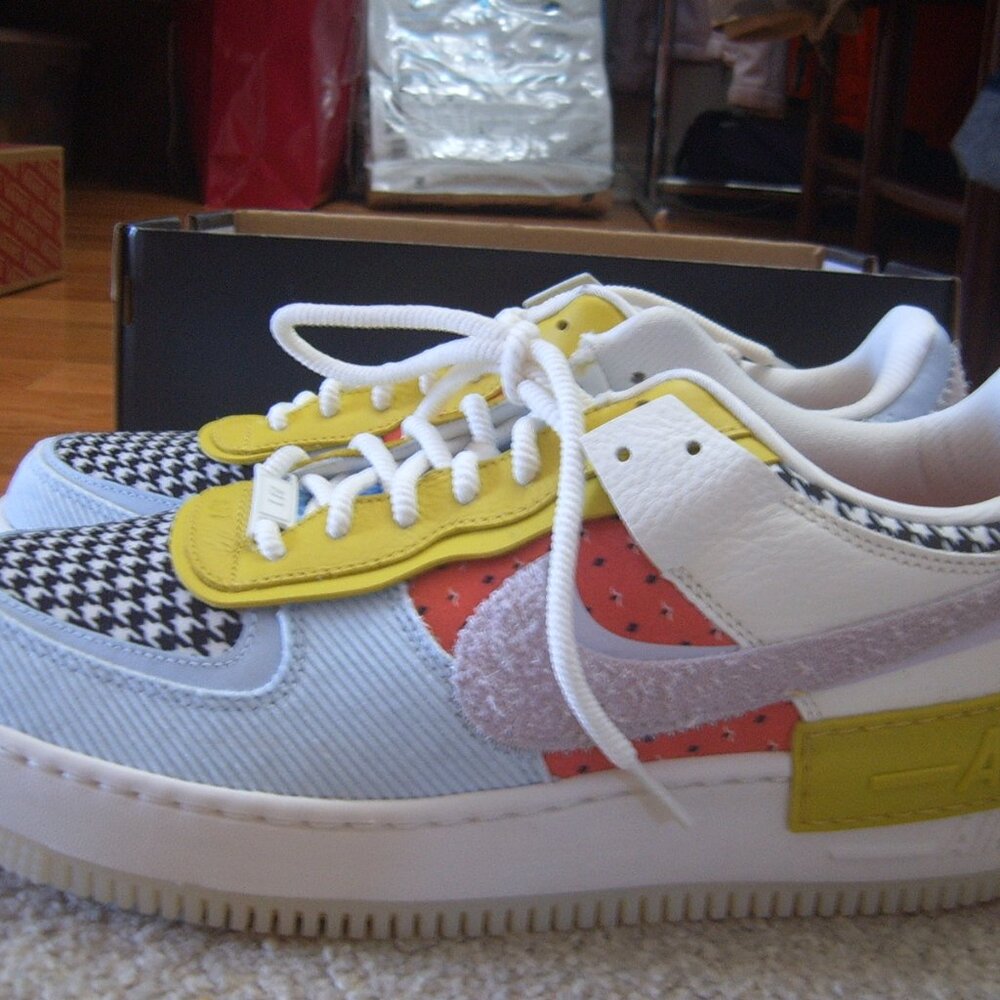 Size 12 - Nike Air Force 1 Shadow Patchwork W Shoes/Sneakers New w/no Lid Box